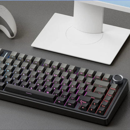 AULA F75 OEM RGB Customized Hot-Swap PBT 75% 80 Keys Bluetooth 5.0/2.4G Wireless/Wired Game Mechanical Keyboard Gasket Original
